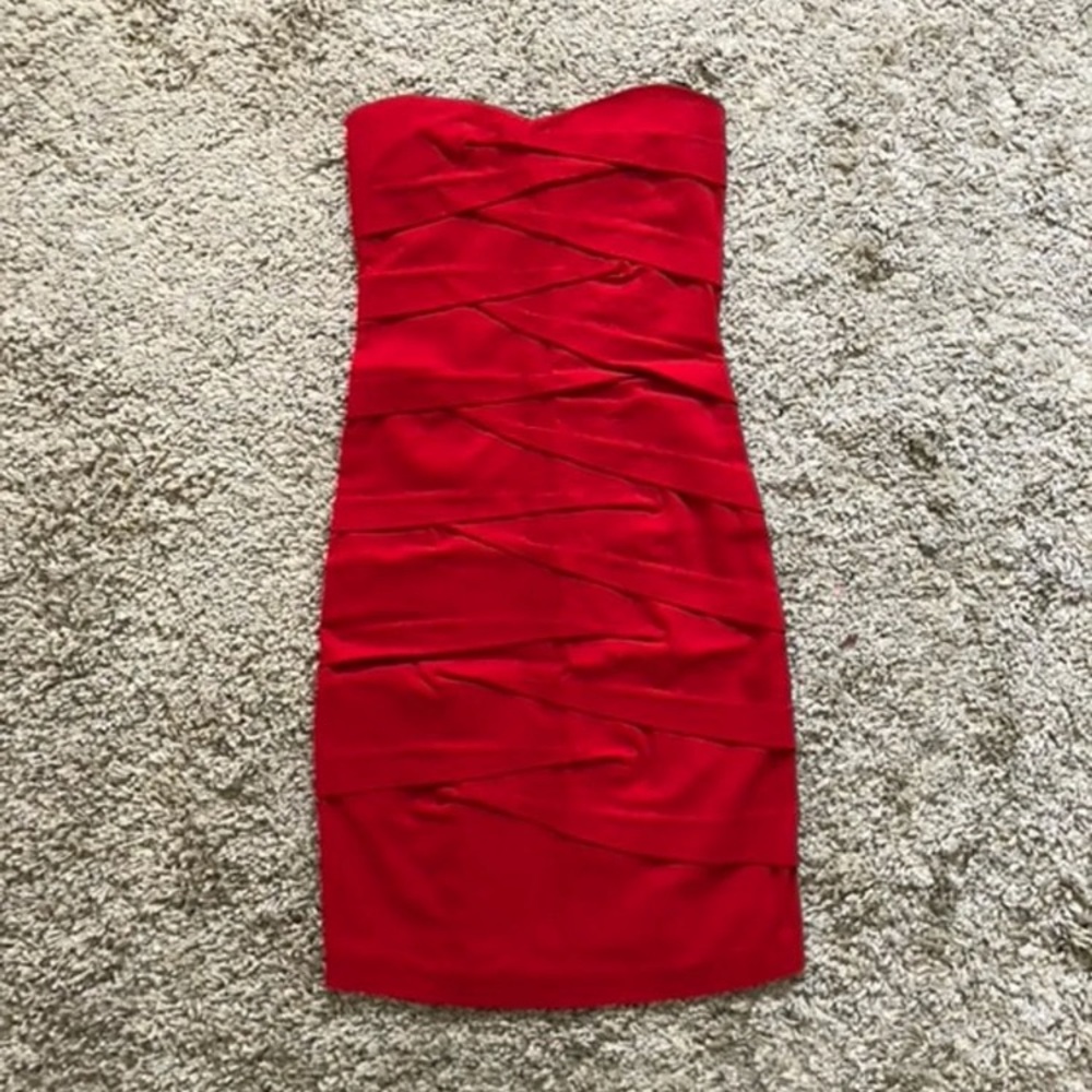 ASOS red dress